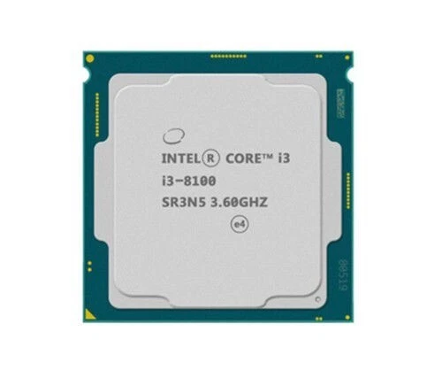 INTEL CORE I3 8100 6M Cache, 3.6 GHz PROCESSOR CPU LGA1151 - image 1 of 1