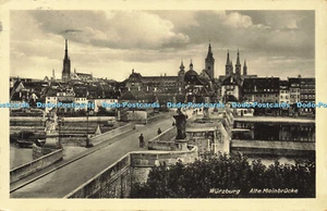 R613933 Würzburg Alte Mainbrücke L Kressner - Bild 1 von 4