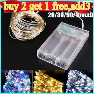Small Micro Fairy Lights Battery Powered String Lights for Bedroom Chirstmas UK - Picture 1 of 16