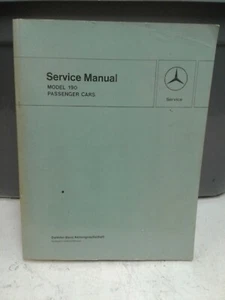 MERCEDES model 190 FULL SERVICE manual SM 1207 original complete - Picture 1 of 8