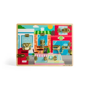 Bigjigs Toys Holzriegel & Fangbrett - Montessori Spielzeug, Frühlernspielzeug - Bild 1 von 5