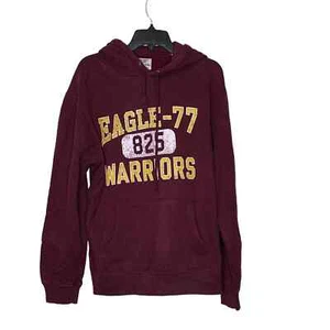 American Eagle-77 825 Warriors Hooded Pull Over Sweatshirt Oversized Medium Men - Picture 1 of 8