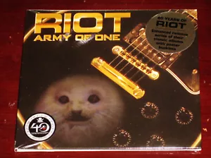 Riot: Army Of One CD 2017 Neuauflage Bonus Tracks Metallklinge EU Digisleeve NEU - Bild 1 von 3