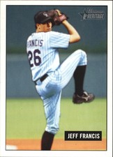 2005 Bowman Heritage Baseball Card #161 Jeff Francis