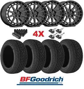 17 OFF ROAD WHEELS & ALL TERRAIN BFGOODRICH TIRES FORD MAVERICK BLACK RHINO - Picture 1 of 16