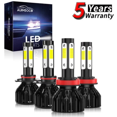 Combo 4x 9005 y H11 bombillas LED faros para Toyota Prius V 2012-2017 súper brillantes Foto 1 de 4