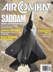 Air Combat Feb.1991 Lockheed YF-22 Gulf War Pumas US Navy C-131 Convair B-2 Test - Picture 1 of 1