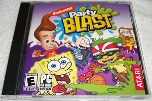 Nickelodeon Party Blast CD ROM PC Sponge Bob Rugrats Atari - With Manual - Picture 1 of 3