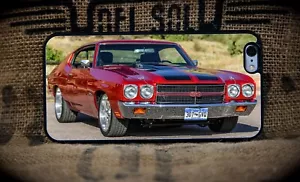 Fundas de teléfono Chevelle LS6 1970 Big Block tapa blanca hechas a medida por encargo - Imagen 1 de 2