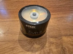 TDK DVD-R 4.7GB (X 50) BRAND NEW - Picture 1 of 2