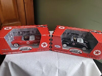 GearBox Limited Ed. '56 Ford Thunderbird Red & '40 Ford Deluxe Coupe Black - Image 1 of 4