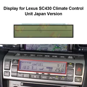 For Lexus SC430 Climate Control Unit A/C Temp Display Japan Version - Picture 1 of 6