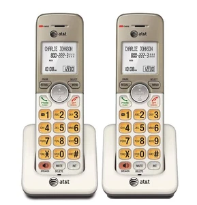 2 x AT&T EL50003 / EL50013 1.9GHz DECT 6.0 Cordless Handset for EL52203, EL52253 - Picture 1 of 8