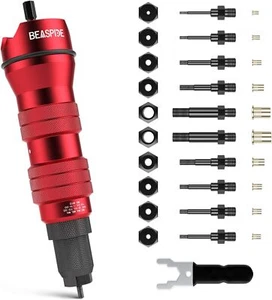 Akkubohrer Elektrische Nietpistole Adapter Nietmutter Bohrer Adapter Kit Etui 2024 - Bild 1 von 9