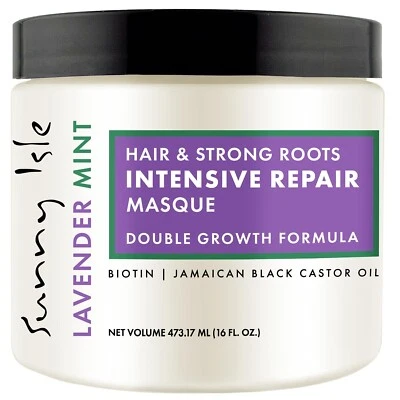 Sunny Isle Lavender Mint Hair and Strong Roots Intensive Repair Masque 16oz - Image 1 of 4