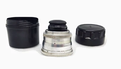 Early 1957 KMZ silver Jupiter-12 35mm f/2.8 M39 LTM Leica FED Zorki Biogon copy - Image 1 of 4