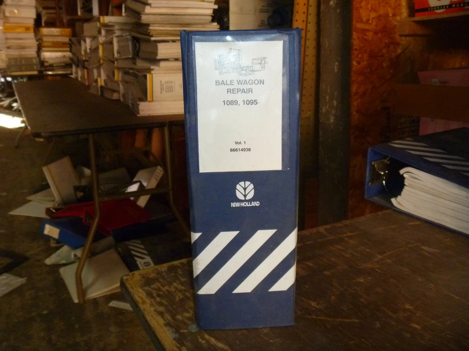 Manual de reparación de taller de vagones de pacas New Holland 1089 y 1095 Foto 1 de 1