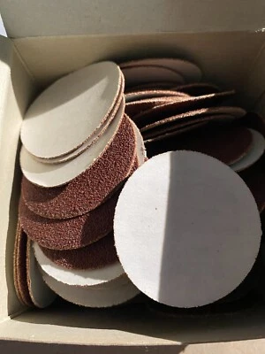 Superior Abrasives PSA Disc 2″ Disc Dia 60 Grit Aluminum Oxide 11411 NEW BOX 100 - Image 1 of 2