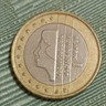 1 euro beatrix koningin der nederlanden 2000