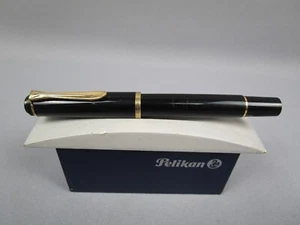Pelikan - Füllfederhalter - schwarz - 585er / 14 ct Goldfeder - Stärke M - Bild 1 von 16