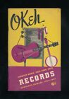 78 tk-catalogue papier-OKEH Records - COURSE, Country, Folk 1941-42