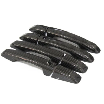 Cubierta de manija de puerta adicional de fibra de carbono apta para Range Rover Discovery Sprot Foto 1 de 4