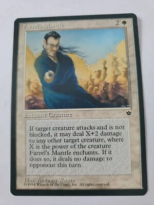 MTG Magic The Gathering Card Farrel's Mantle Enchant Creature White Fallen Empir - Image 1 of 2