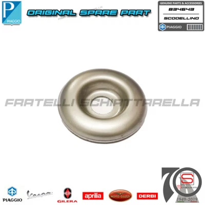 Scodellino Protezione Paracalore Marmitta Original Piaggio Mp3 Beverly X9 834643 - Immagine 1 di 2