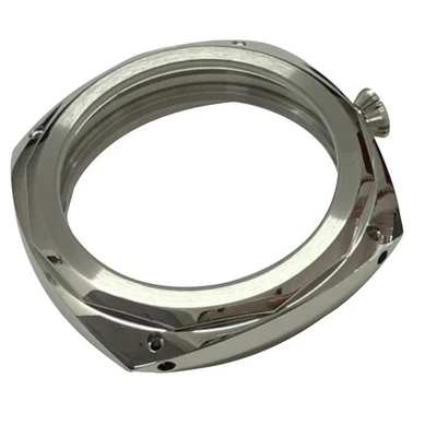 New 47mm Silver Watch Case For ETA6497 6498 Seagull ST3600 3621 Watch Movement Foto 1 de 4