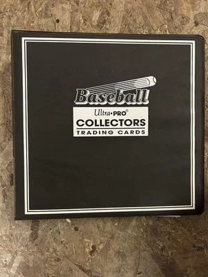 Álbum de coleccionista de tarjetas de béisbol usadas con (73) 9 páginas de bolsillo incluidas en buen estado Foto 1 de 2