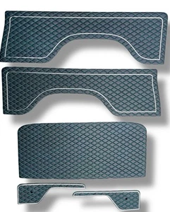 78-79 Ford Bronco Interior Rear Panels Headliner Door Inserts Black And Green - Picture 1 of 6