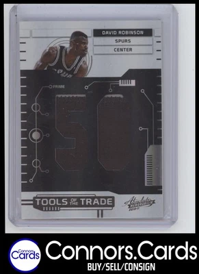 David Robinson 2010-11 Panini Absolute #25 Tools of the Trade GU Patch /10 - Image 1 of 2