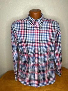 Men's Southern Tide Classic Fit L/S Button Front Shirt Medium M | Plaid - Cotton - Picture 1 of 5
