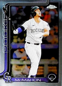2025 TOPPS CHROME #66 RYAN McMAHON COLORADO ROCKIES - Picture 1 of 2