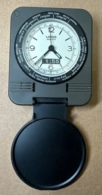 Lorus Quartz World Timer Travel Quartz Clock Model LQQ103K-A - Image 1 of 4