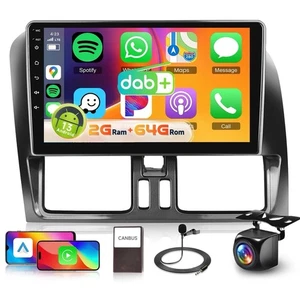2G+64G DAB Android 13 Car Stereo Volvo XC60 2008-2013 Wireless Carplay 9 inch - Picture 1 of 5