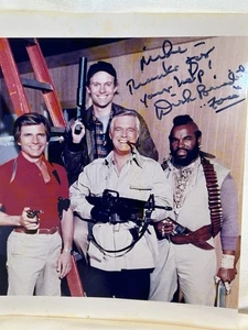 Das A Team Dirk Benedict signiertes Foto personalisiert an Mike  - Bild 1 von 5