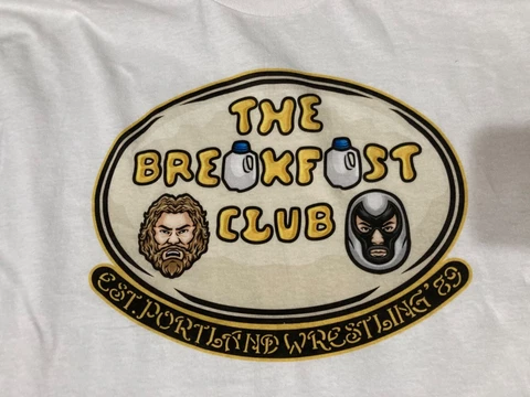 The Breakfast Club NEW T-Shirt Size XXXL Portland Wrestling Berzerker Grappler Cover