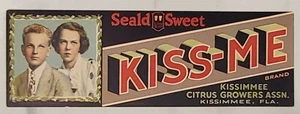 LABEL Kiss Me Kissimmee Florida Citrus Strip - Picture 1 of 1