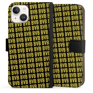 Flip Case Tasche Hülle/seiltliche Lasche für Apple iPhone 14 BVB BVB BVB Schwarz - Bild 1 von 1