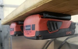 **2 Pack** Hilti B18 B22 18V 22V Locking Battery Holder Mount - Picture 1 of 5