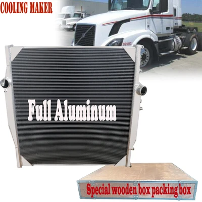 2 Row Radiator For 1996-2009 Volvo VNL WC VNM WG WI WX/ Mack CXN 12.1L 14.6L Foto 1 de 4