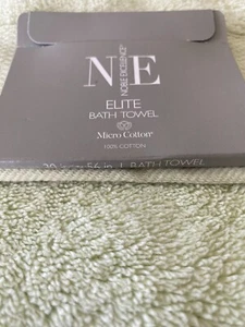 3-pc Noble Excellence Dillards 100% Micro Cotton Green Bathroom Towels Set - Picture 1 of 9