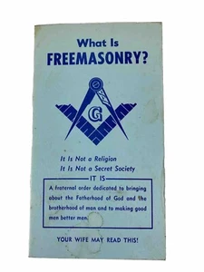 What is FREEMASONRY 1960's Booklet "Your Wife May Read This" Oklahoma City, OK - Picture 1 of 3