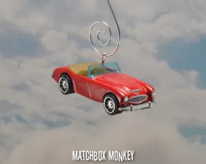 '63 Austin Healy 3000 MKII Sports Car Christmas Ornament 1/64 Convertible Cabrio - Picture 1 of 11