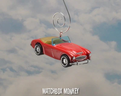 '63 Austin Healy 3000 MKII Sports Car Christmas Ornament 1/64 Convertible Cabrio - Image 1 of 4