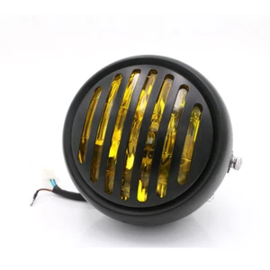 Lámpara de faro ámbar de montaje lateral retro para Dyna Shadow Rebel Suzuki Bandit - Imagen 1 de 5