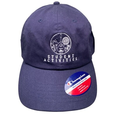 Liberty University Flames Azul Gorra Ajustable Sombrero Correa Trasera Actividades Estudiantiles Foto 1 de 4