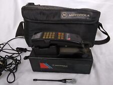 Vintage Motorola 5000X Cellular Portable Mobile 'Brick' Phone with Carry Bag 80s