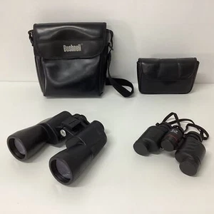 2x Binoculars w/ Cases -Tasco 10 x 24 Midi Size & Bushnell Full Size (K7) W#666 - Picture 1 of 15